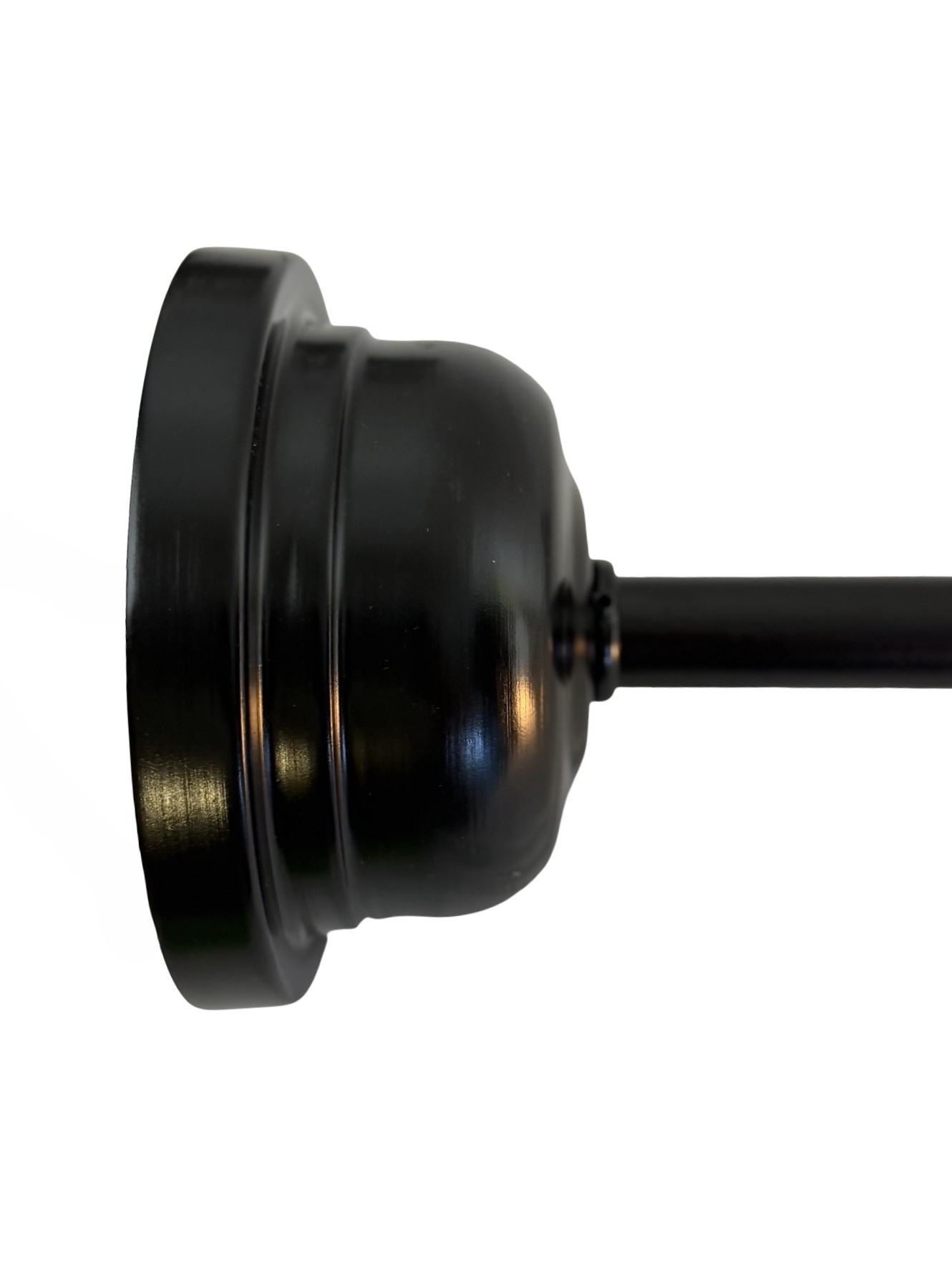 VL1406 Antique c1915 Gooseneck Arm Sconce Barn Garage Light 5in Prismatic Globe - Image 3