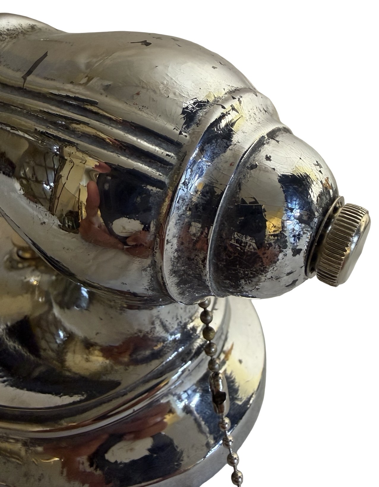 VL1407 Pair Art Deco c1925 Lightolier Nickel Plated Brass Sconces Restored - Image 4
